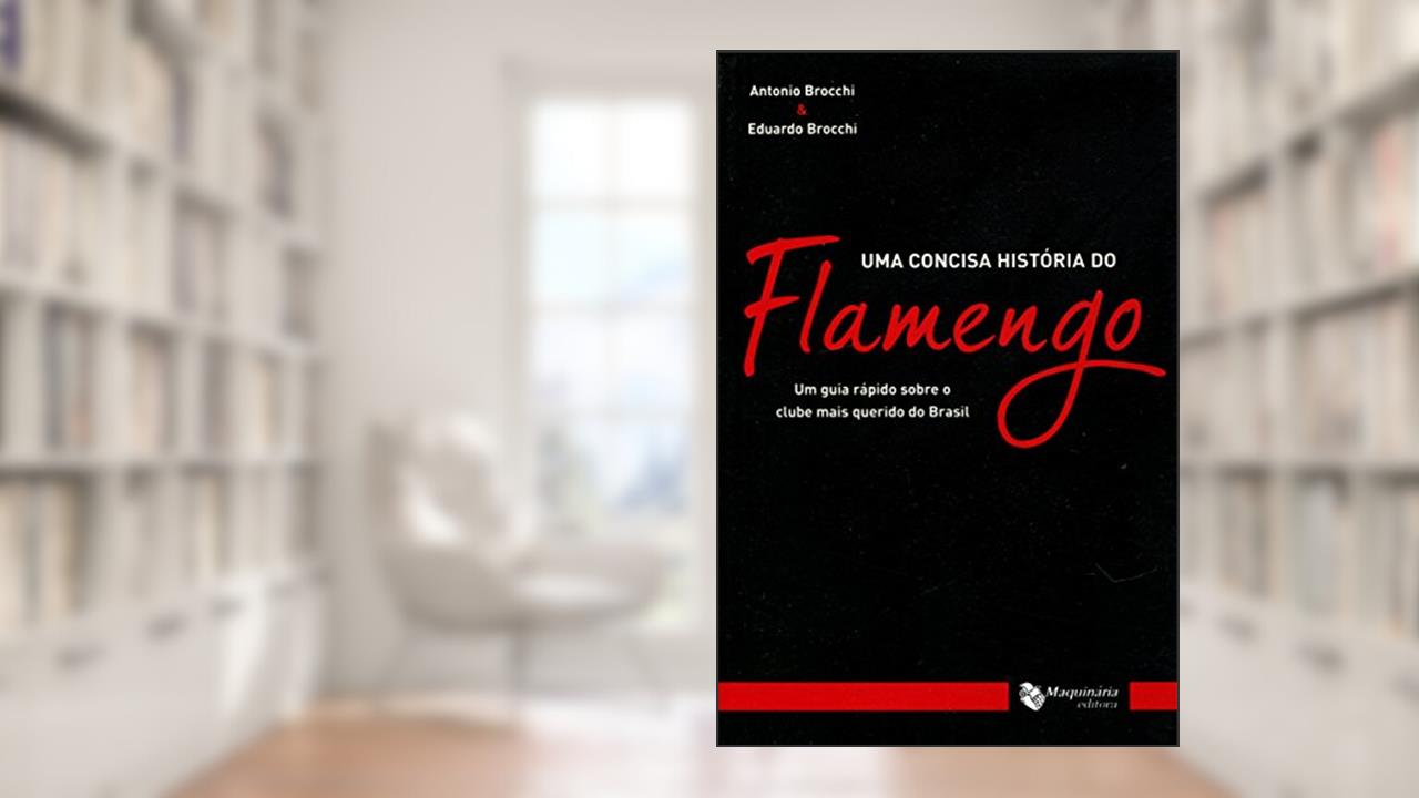 Capa de Uma Concisa História do Flamengo, do autor Antonio Brocchi; Eduardo Brocchi