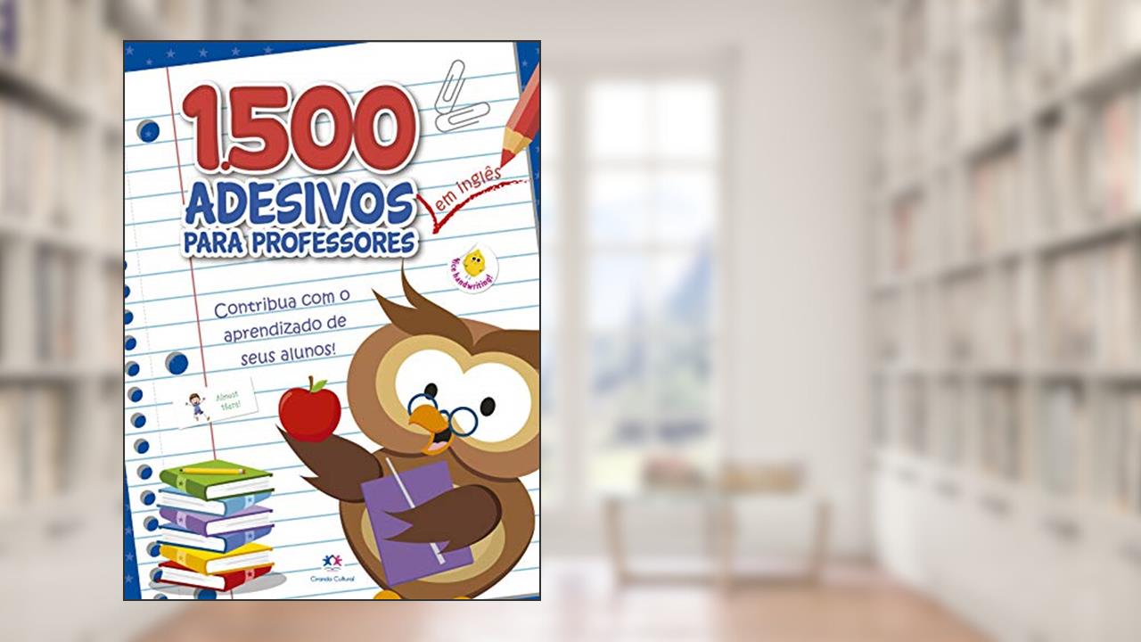 Capa de 1500 adesivos - Contribua com o aprendizado de seus alunos Inglês, do autor Ciranda Cultural