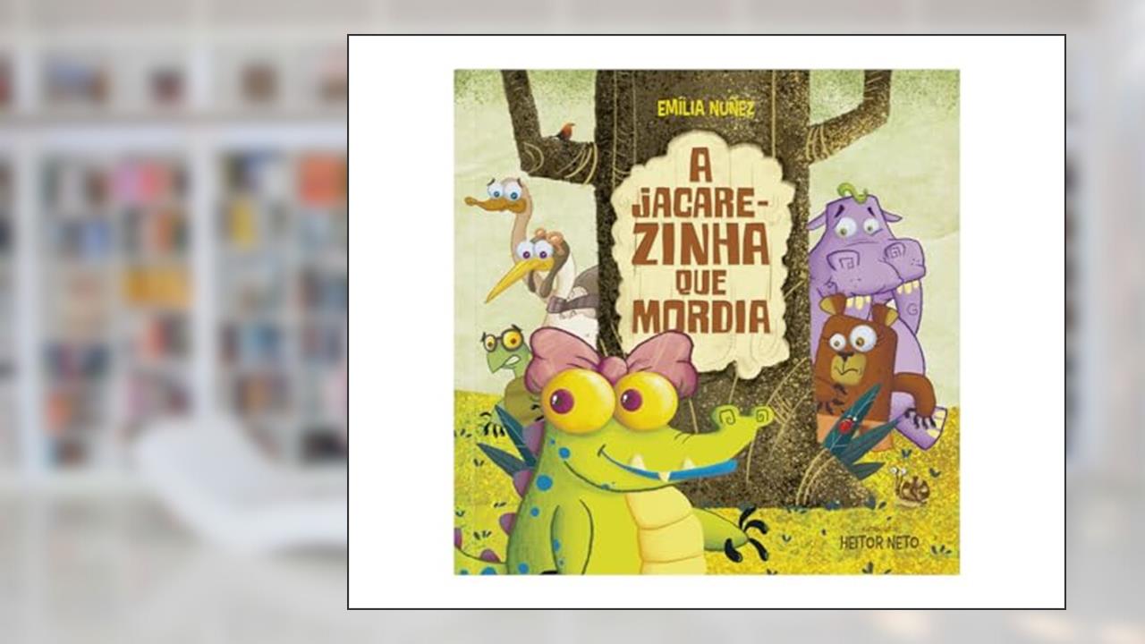 Capa de A Jacarezinha que Mordia, do autor Emília Nunez