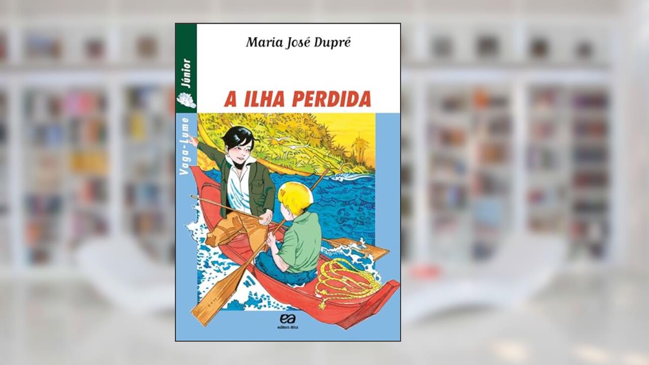 Capa de A ilha perdida, do autor Maria José Dupré