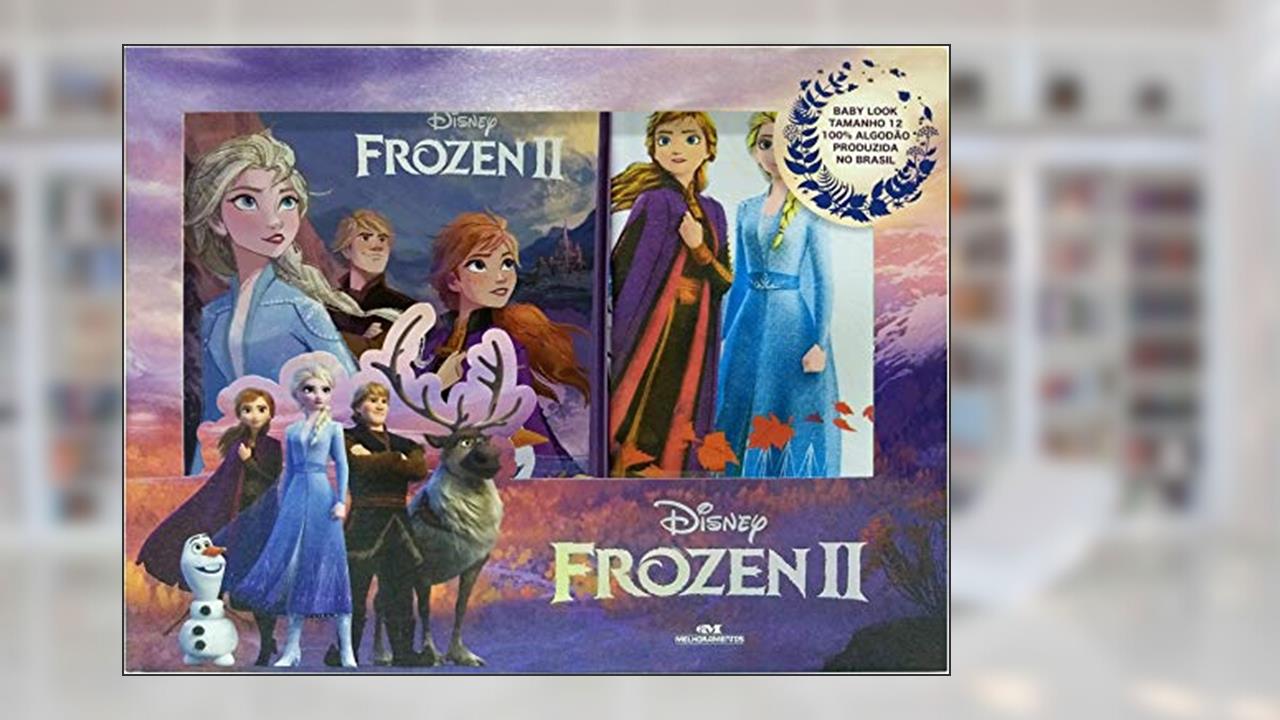 Capa de Frozen 2: Livro + Camiseta, do autor Disney