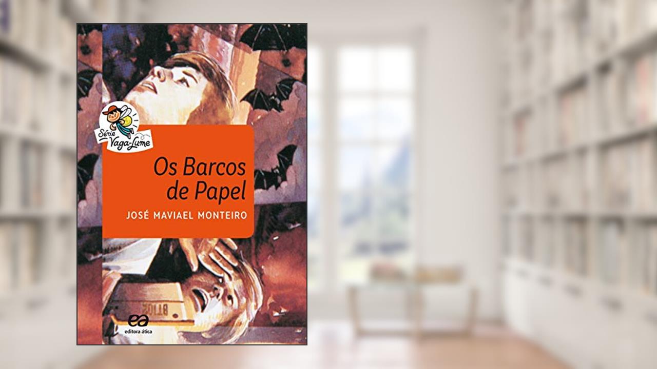 Capa de Os barcos de papel, do autor José Maviael Monteiro