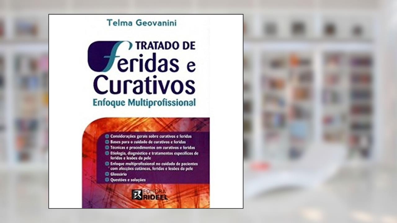 Capa de Tratado de Feridas e Curativos, do autor Telma Geovanini