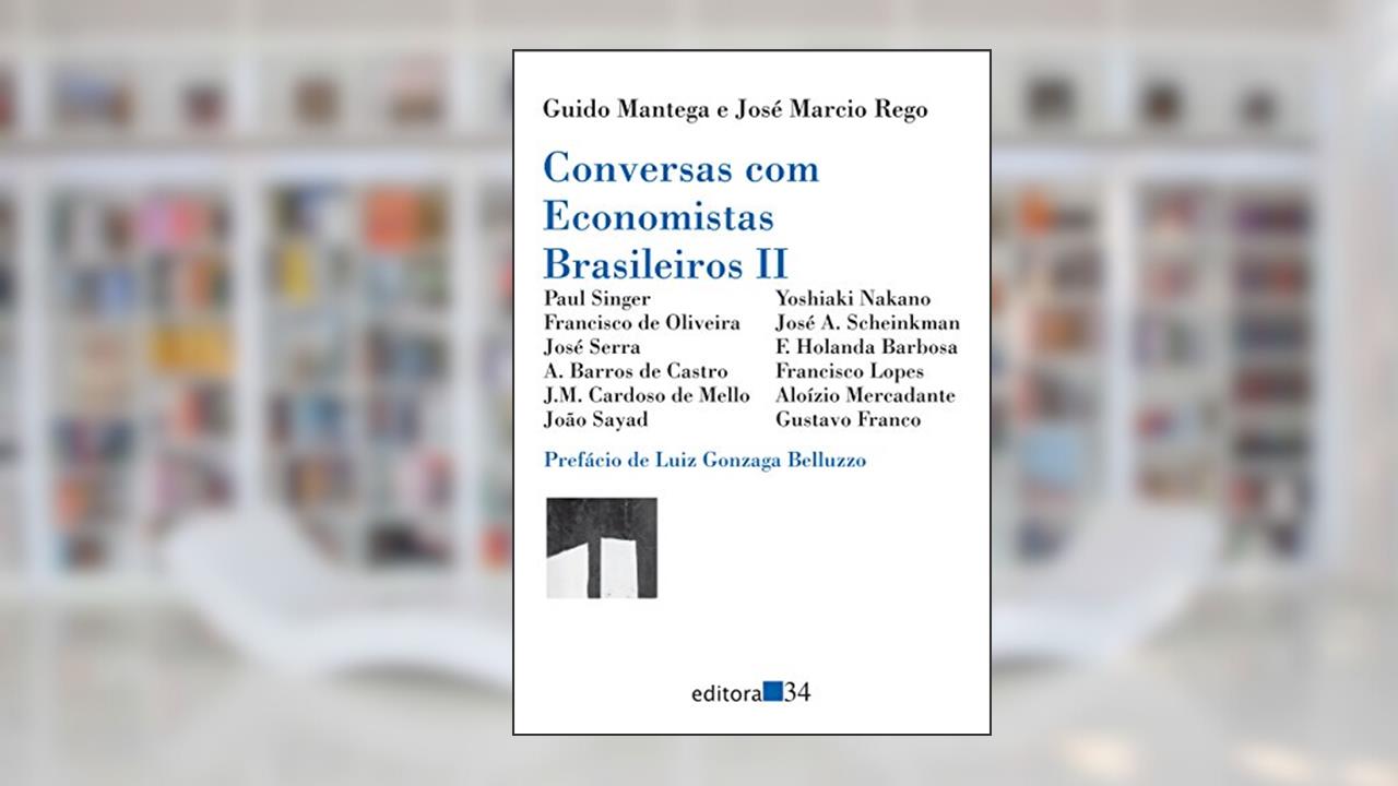 Capa de Conversas com economistas brasileiros, do autor Guido Mantega; José Marcio Rego