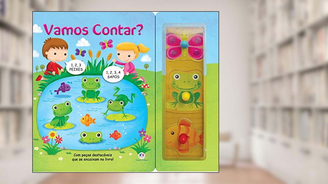 Capa de Vamos contar?: Com peças destacáveis que se encaixam no livro!, do autor Ciranda Cultural