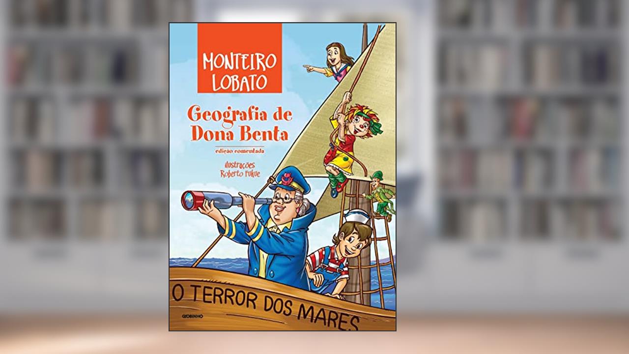 Capa de Geografia de Dona Benta, do autor Monteiro Lobato