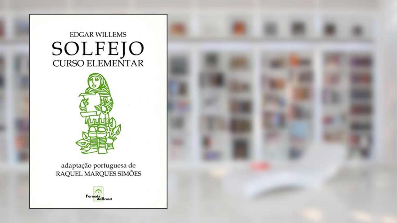 Capa de Solfejo curso elementar, do autor Edgar Willems