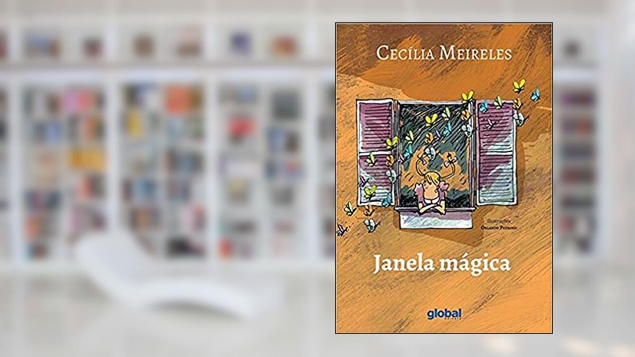 Capa de Janela mágica, do autor Cecília Meireles