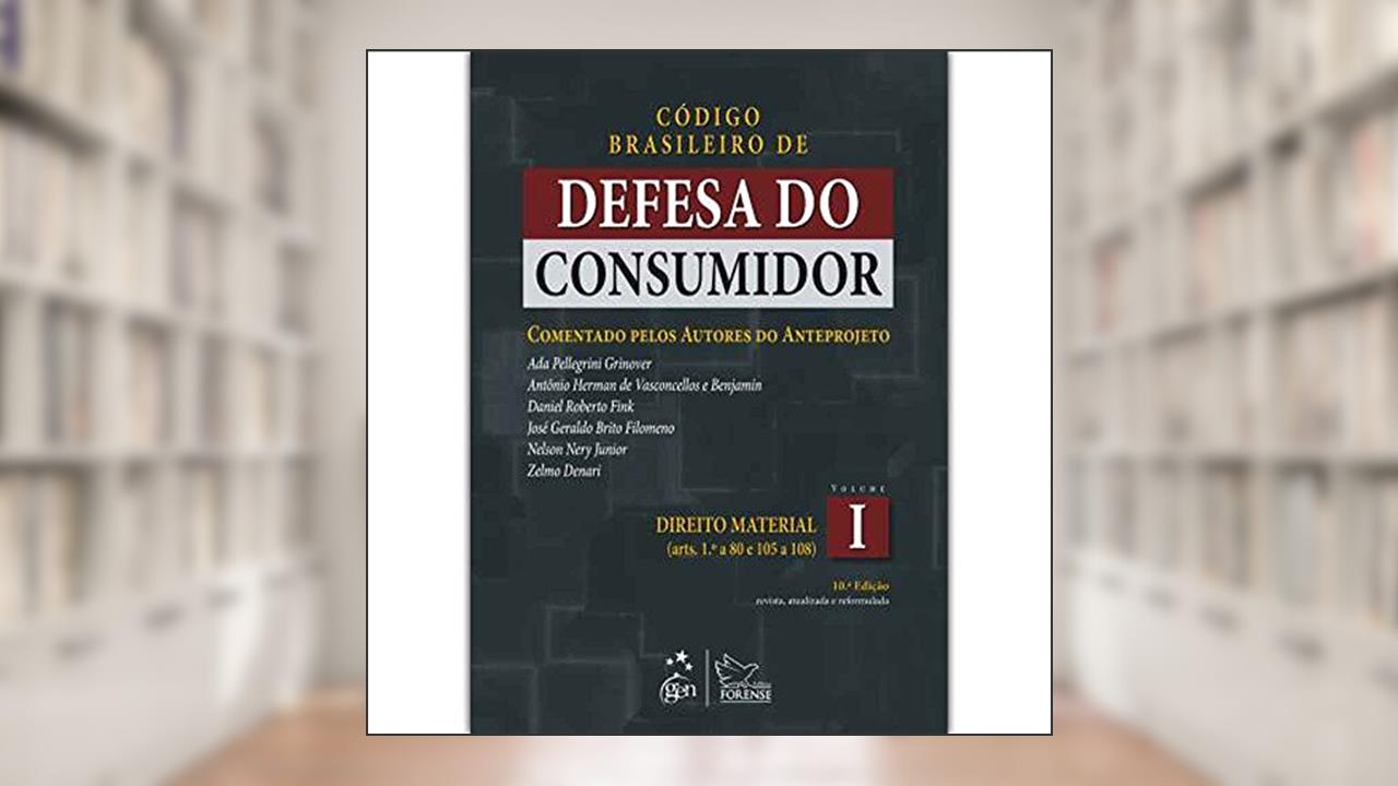 Capa de Código Brasileiro de Defesa do Consumidor Vol. I, do autor José Geraldo Brito Filomeno; Ada Pellegrini Grinover