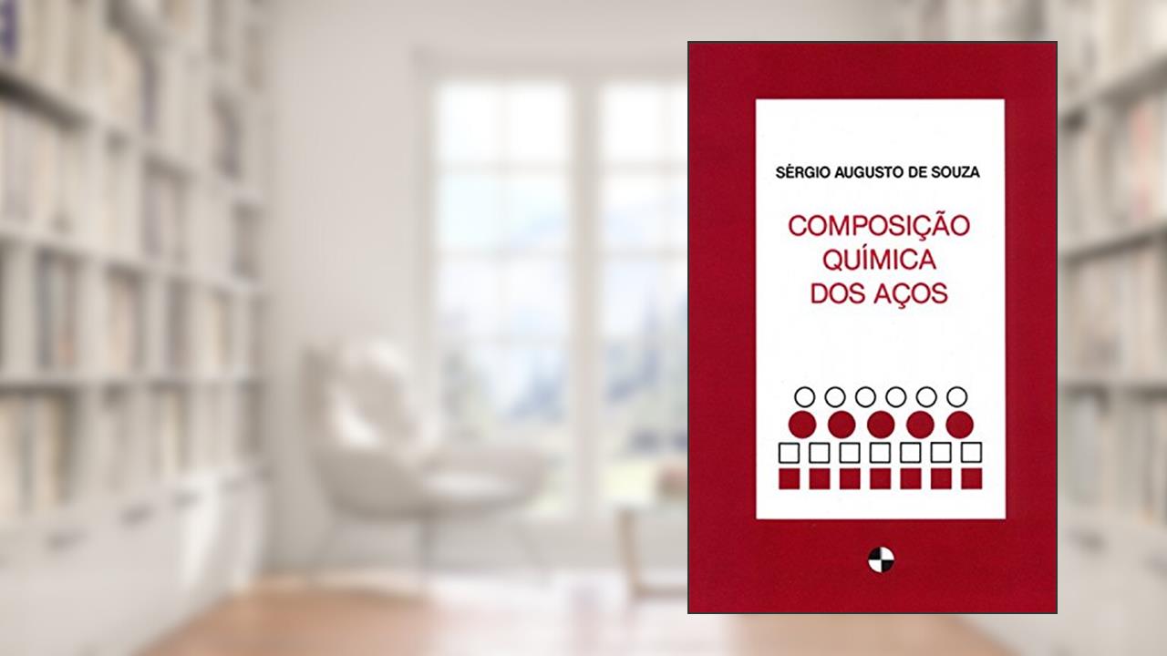 Capa de Composição Química dos Aços, do autor Sérgio Augusto de Souza