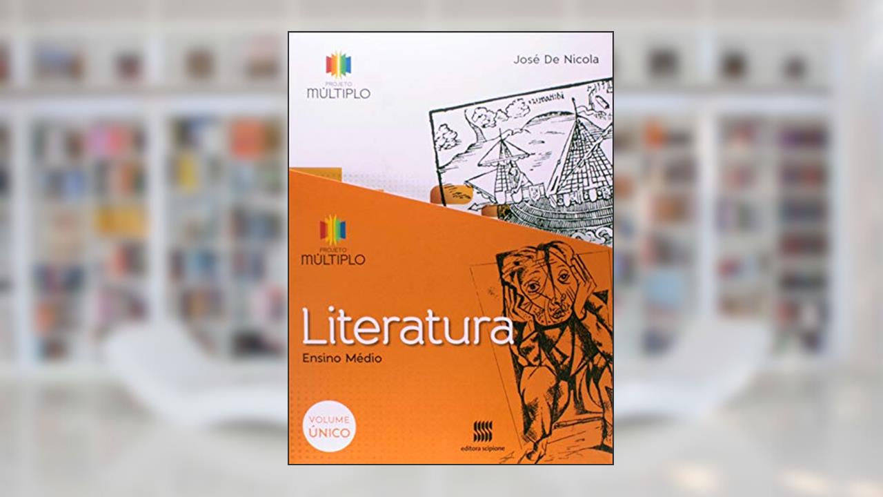 Capa de Projeto Multiplo - Literatura - Volume único, do autor José de Nicola