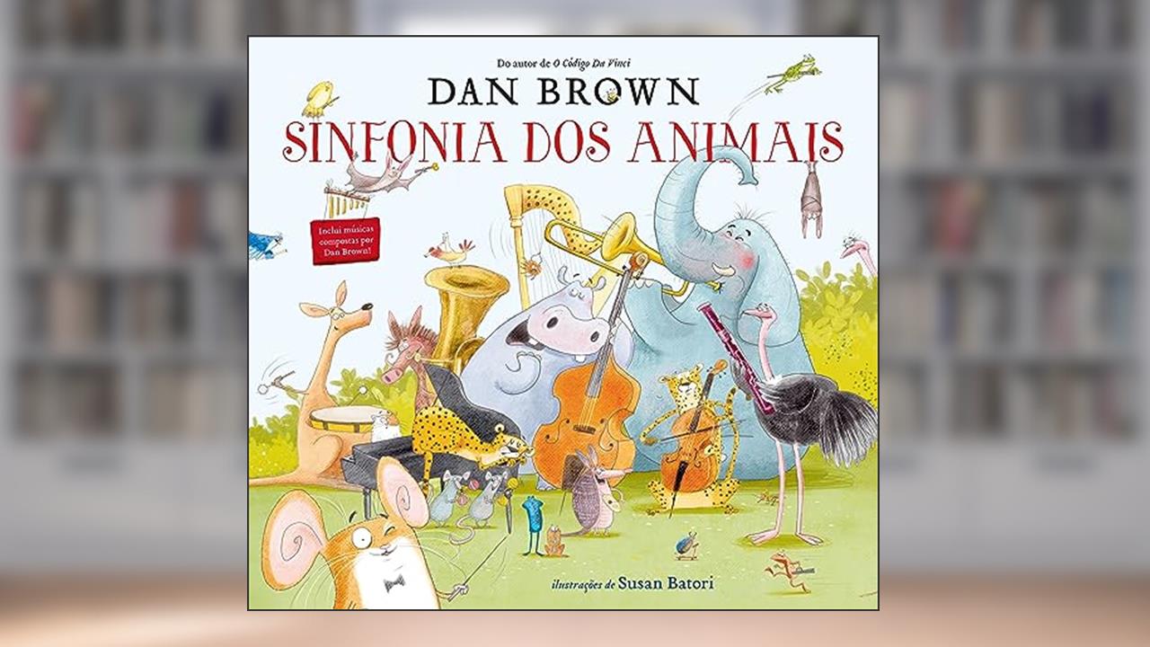 Capa de Sinfonia dos animais, do autor Dan Brown