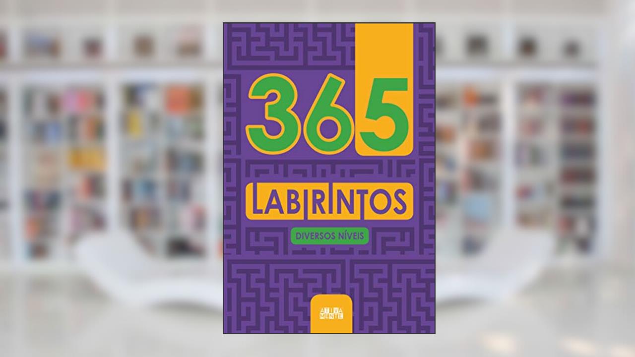 Capa de 365 labirintos, do autor Ciranda Cultural