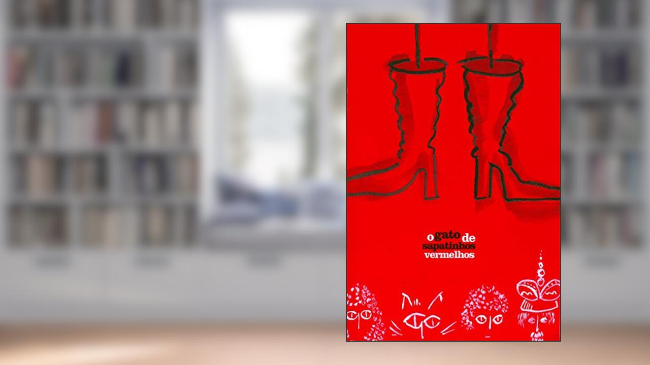 Capa de O gato de sapatinhos vermelhos, do autor Sheilla Alves