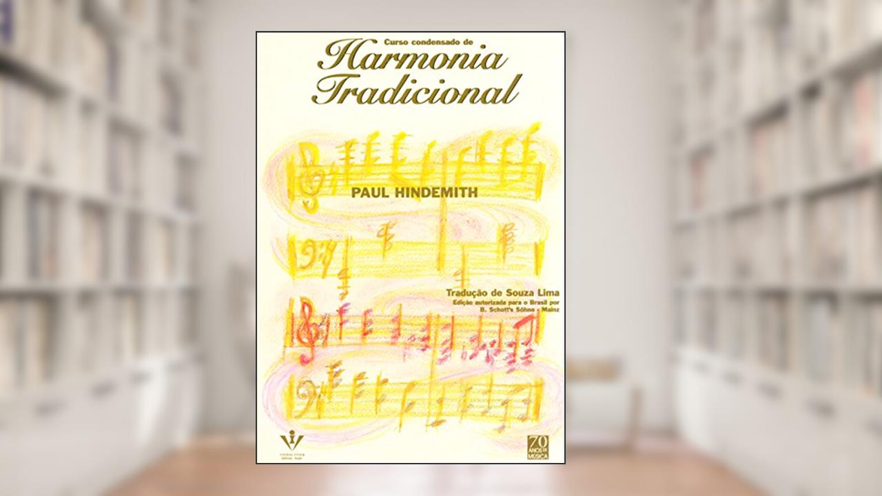 Capa de Curso condensado de harmonia tradicional, do autor Paul Hindemith