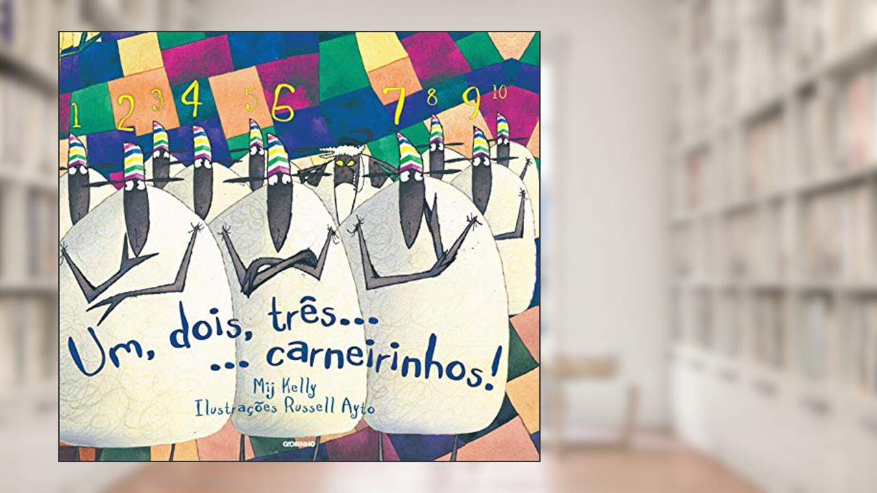 Capa de Um dois três carneirinhos, do autor Mij Kelly