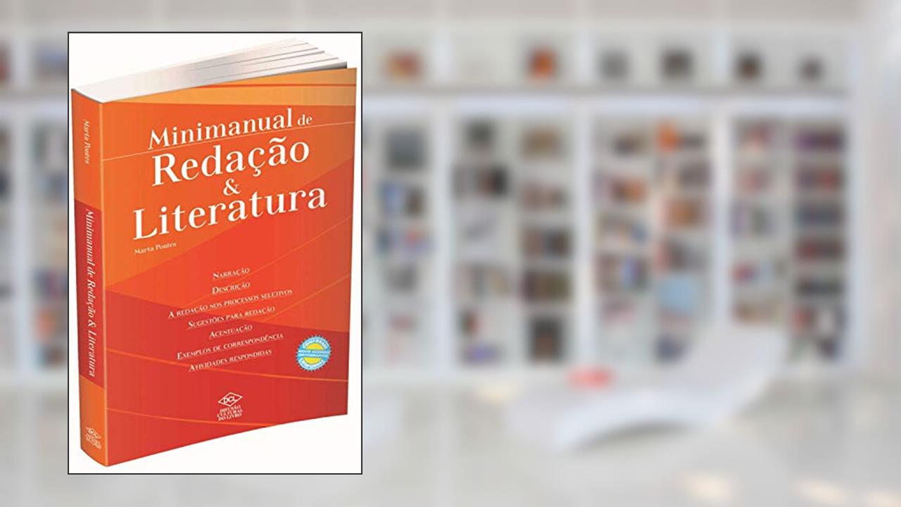 Capa de DCL Minimanual de Redação e Literatura, Multicores, do autor Teresinha de Oliveira Ledo