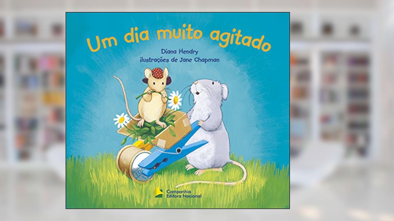 Capa de Um dia muito agitado, do autor Diana Hendry