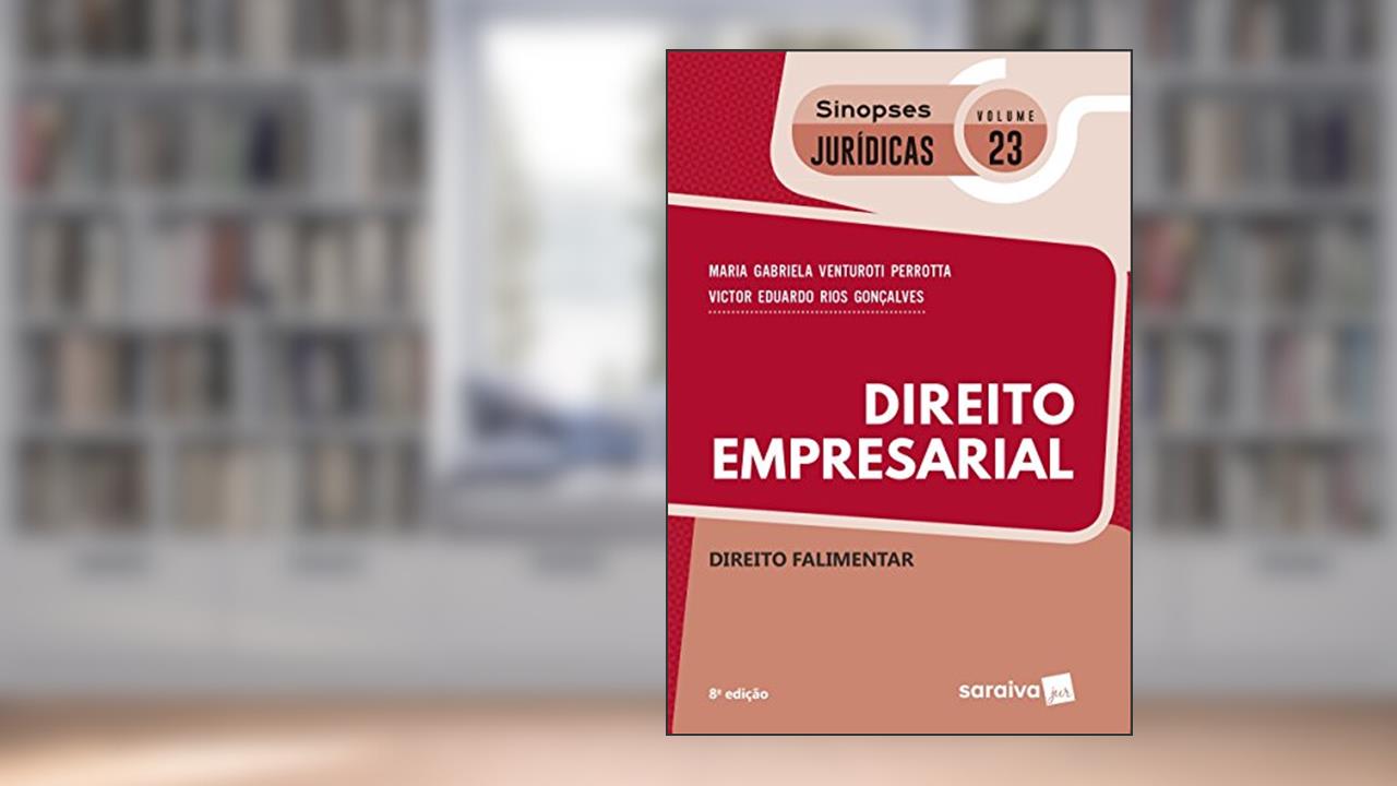 Capa de Direito Empresarial. Direito Falimentar - Volume 23. Coleção Sinopses Jurídicas, do autor Maria Gabriela Venturoti Perrota; Victor Eduardo Rios Gonçalves
