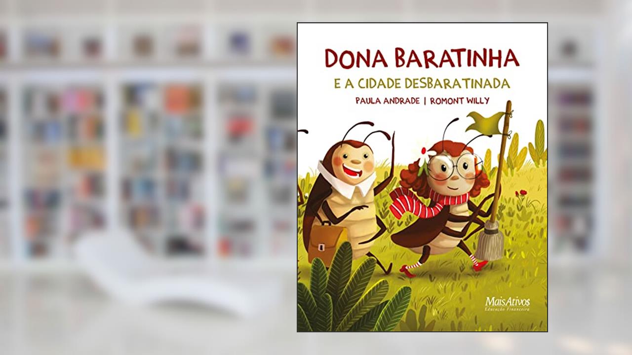 Capa de Dona Baratinha e a cidade desbaratinada, do autor Paula Andrade