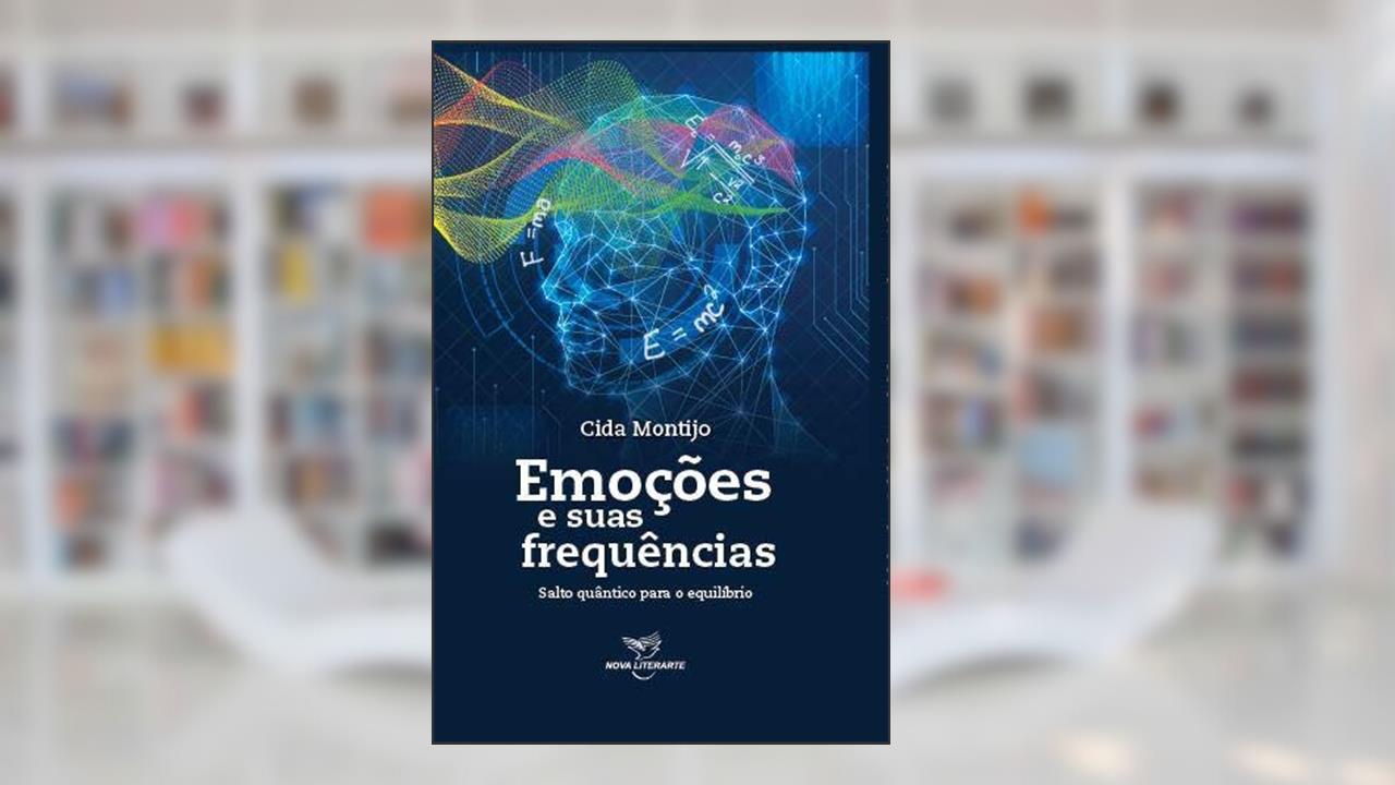 Capa de Emoções e suas frequências - Salto quântico para o equilíbrio, do autor Cida Montijo