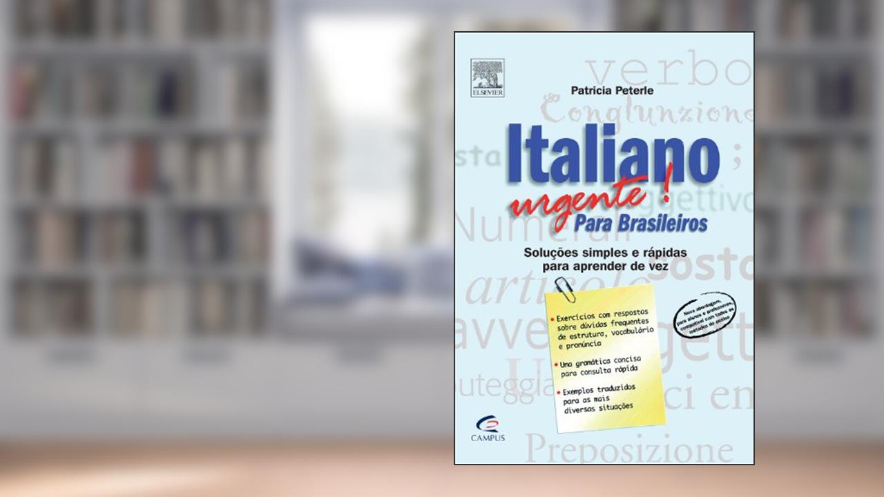 Capa de Italiano Urgente!, do autor Patricia Peterle