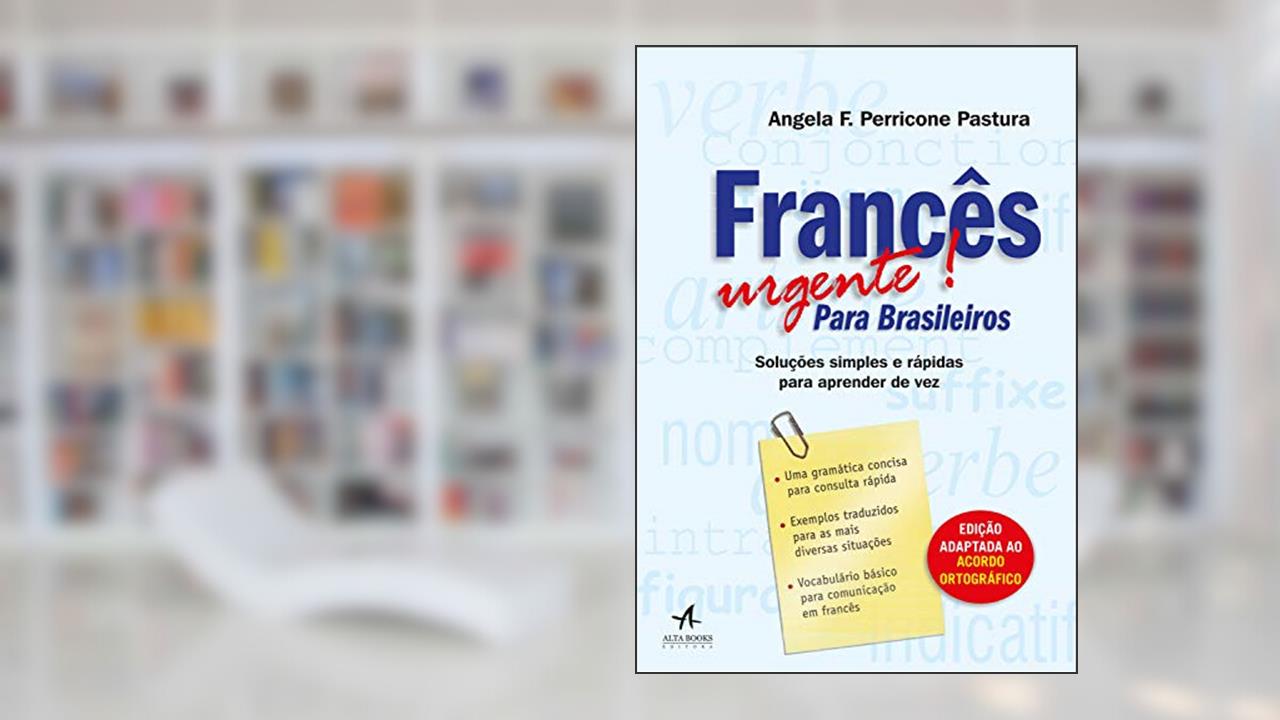 Capa de Francês Urgente! Para Brasileiros, do autor Angela F. Perricone Pastura