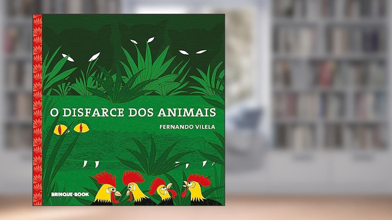 Capa de O disfarce dos animais, do autor Fernando Vilela