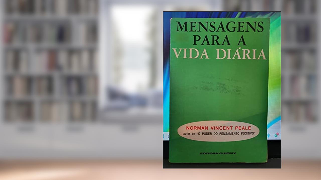 Capa de Mensagens Para a Vida Diária, do autor Norman V. Peale