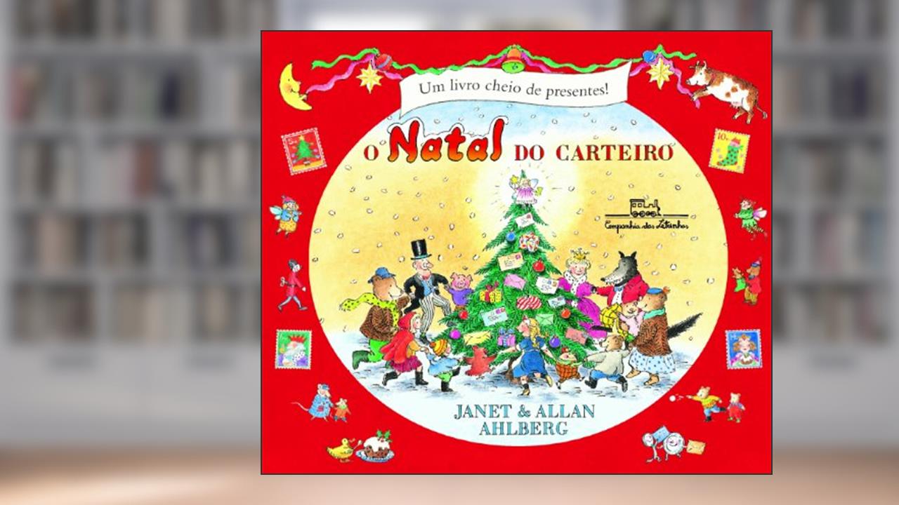Capa de O Natal do carteiro, do autor Allan Ahlberg