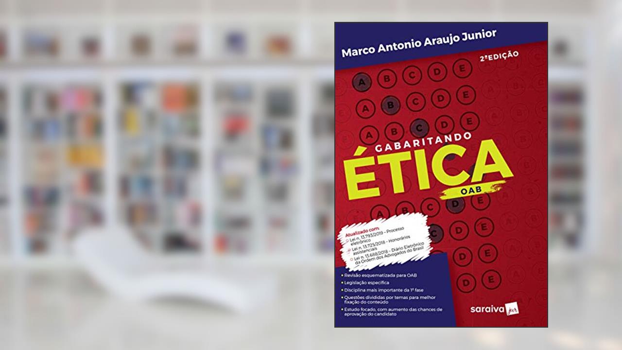 Capa de Gabaritando ética OAB - 2ª edição de 2019, do autor Marco Antônio Araújo Júnior