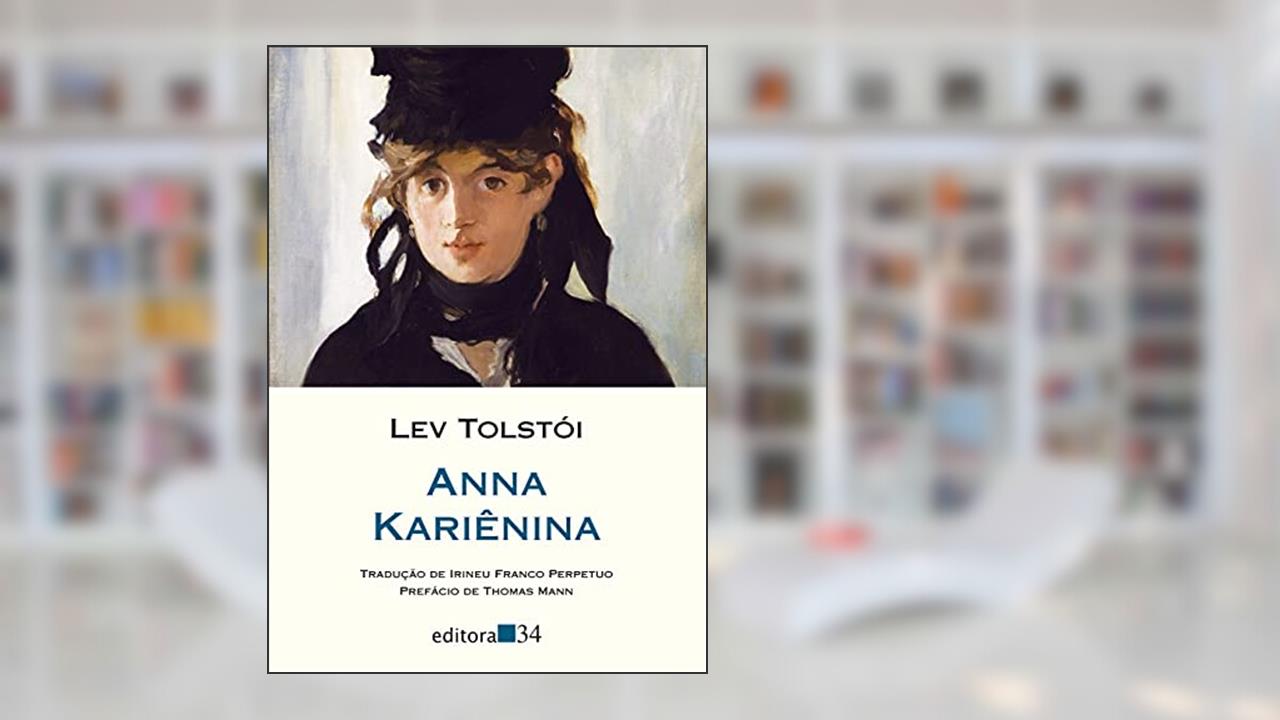 Capa de Anna Kariênina, de Lev Tolstói