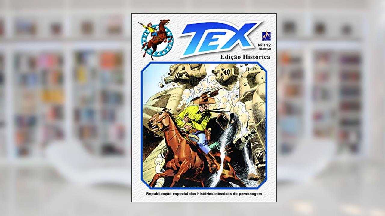 Capa de Tex edição histórica Nº 112, do autor Gian Luigi Bonelli