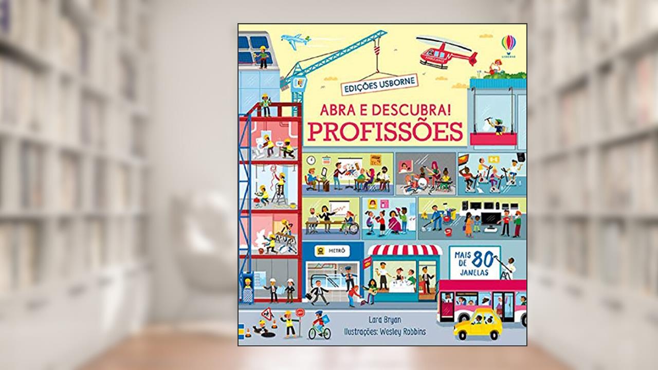 Capa de Profissões: abra e descubra!, do autor Lara Bryan