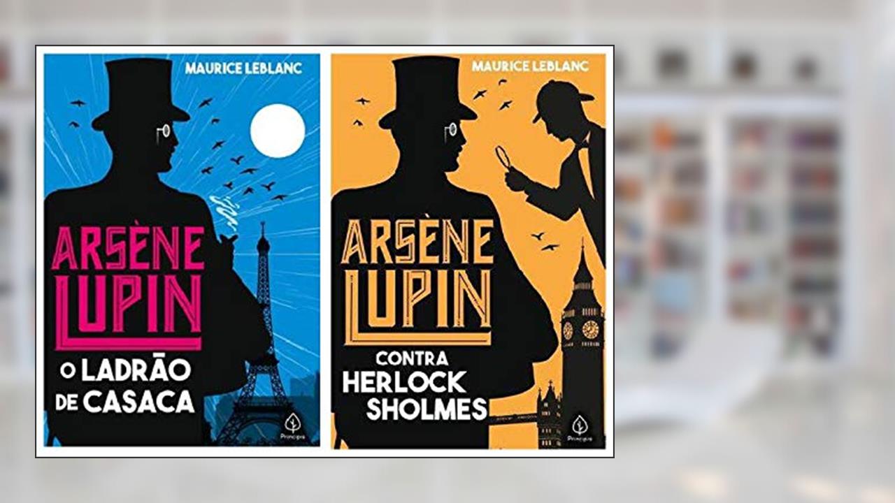 Kit Livros Arsène Lupin (Ladrão de Casaca + Contra Herlock Sholmes), do autor Maurice Leblanc