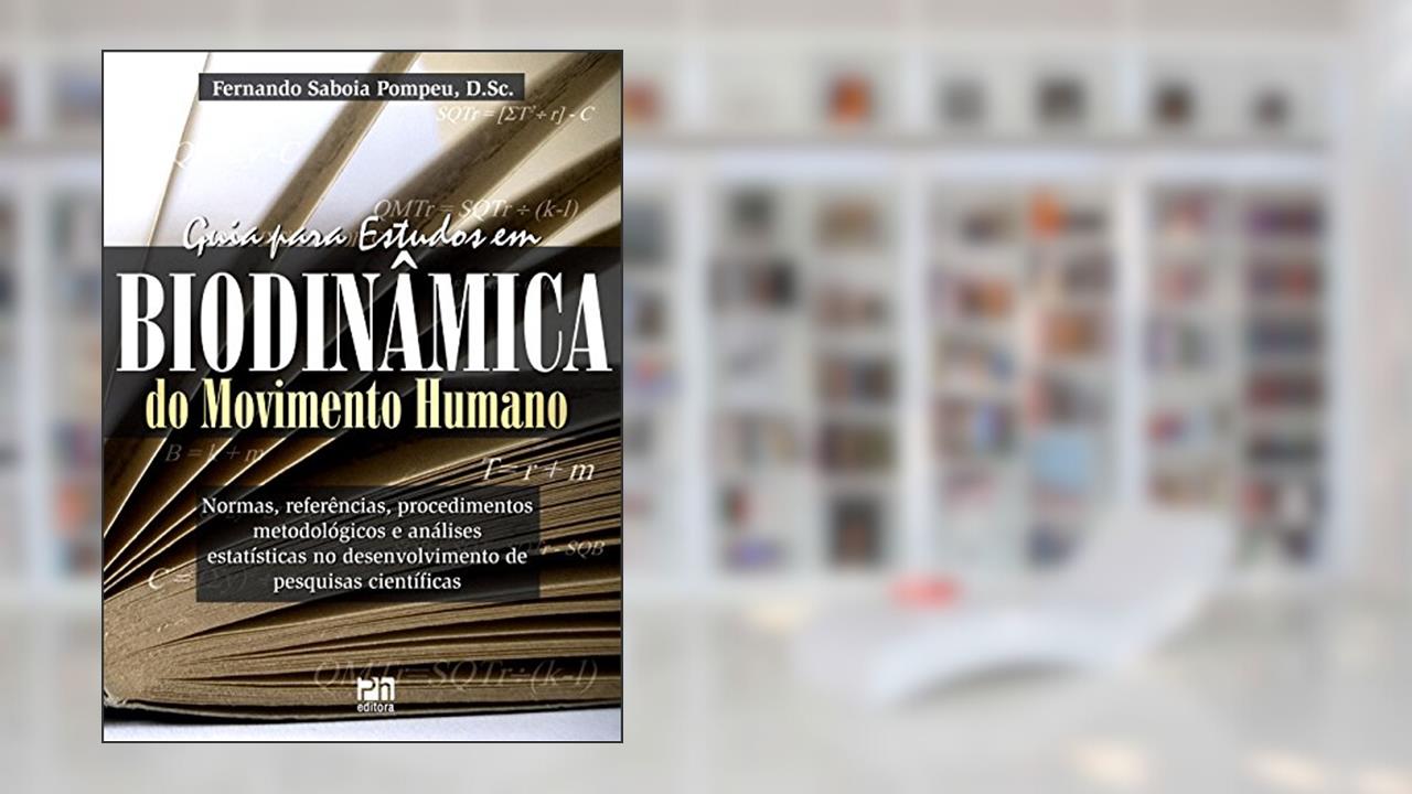 Capa de Guia Estudos em Biodinâmica do Movimento Humano, do autor Fernando Saboia Pompeu