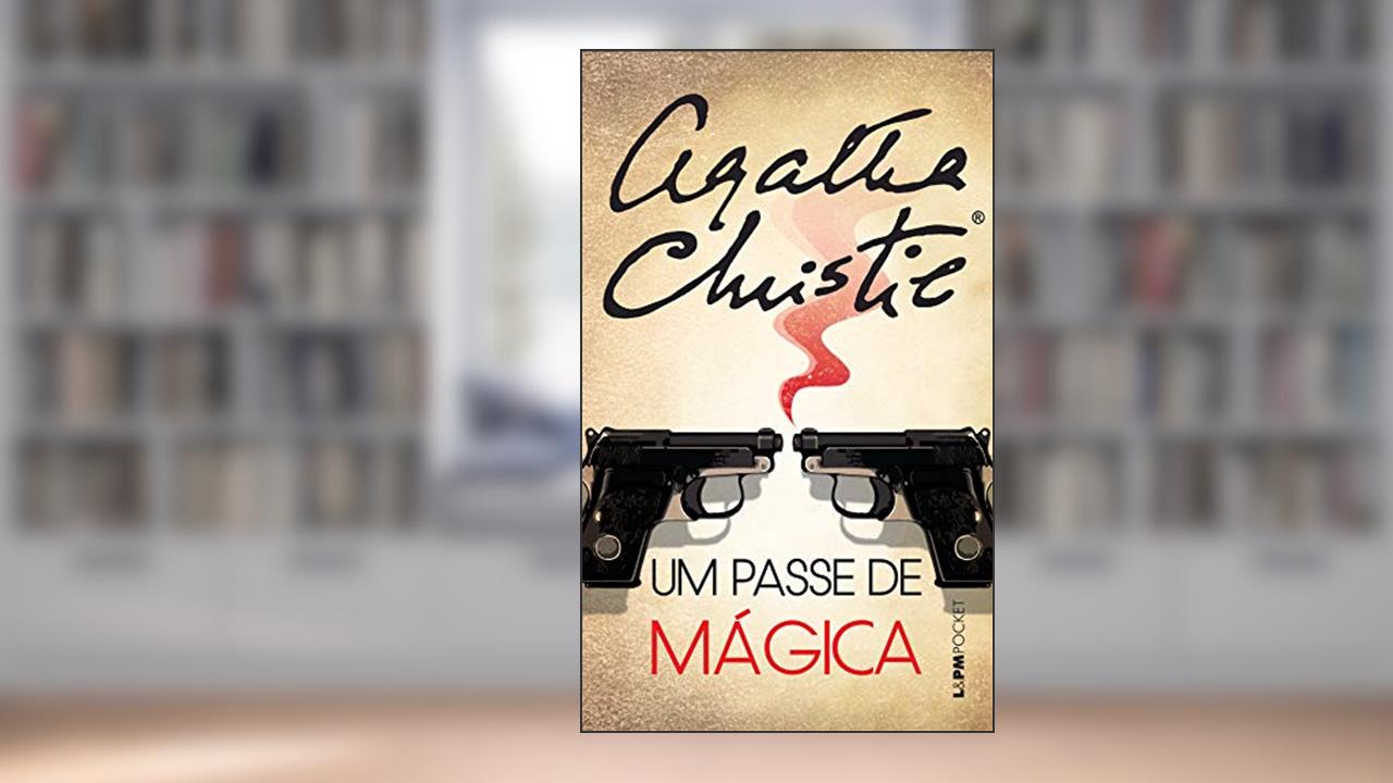 Capa de Um passe de mágica, do autor Agatha Christie
