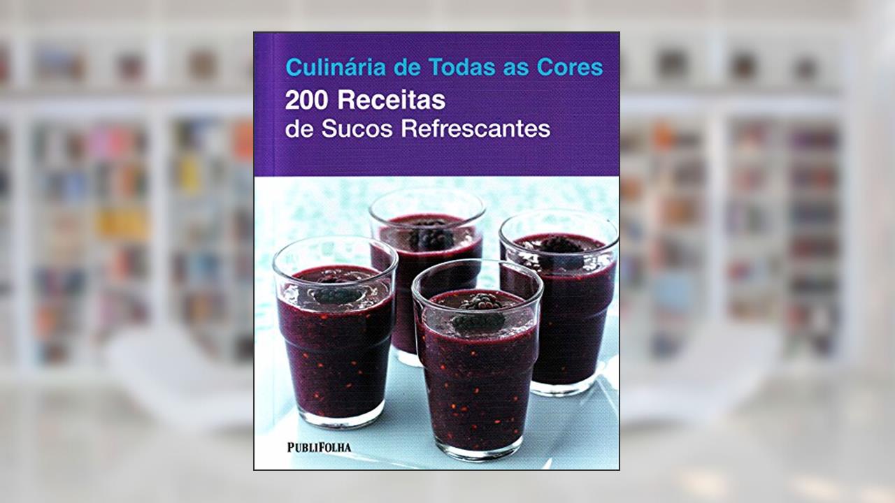 Capa de 200 Receitas de Sucos Refrescantes, do autor Hamlyn