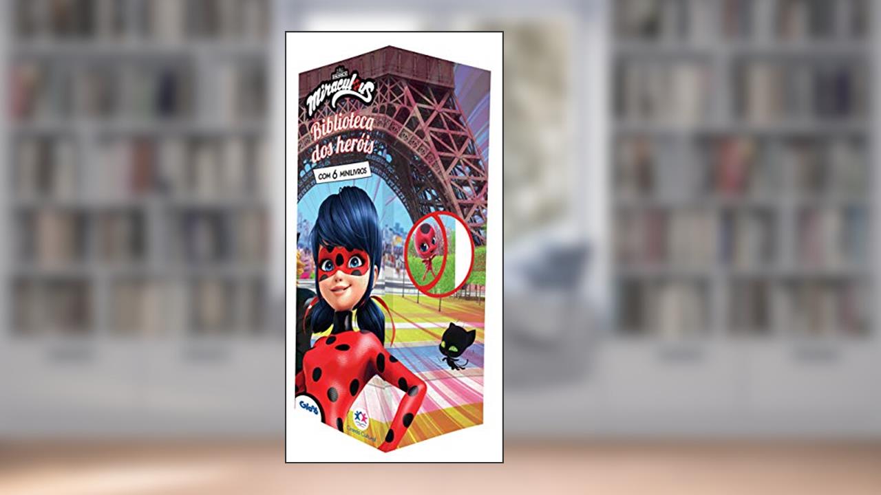 Capa de Ladybug - Biblioteca dos heróis, do autor Ciranda Cultural