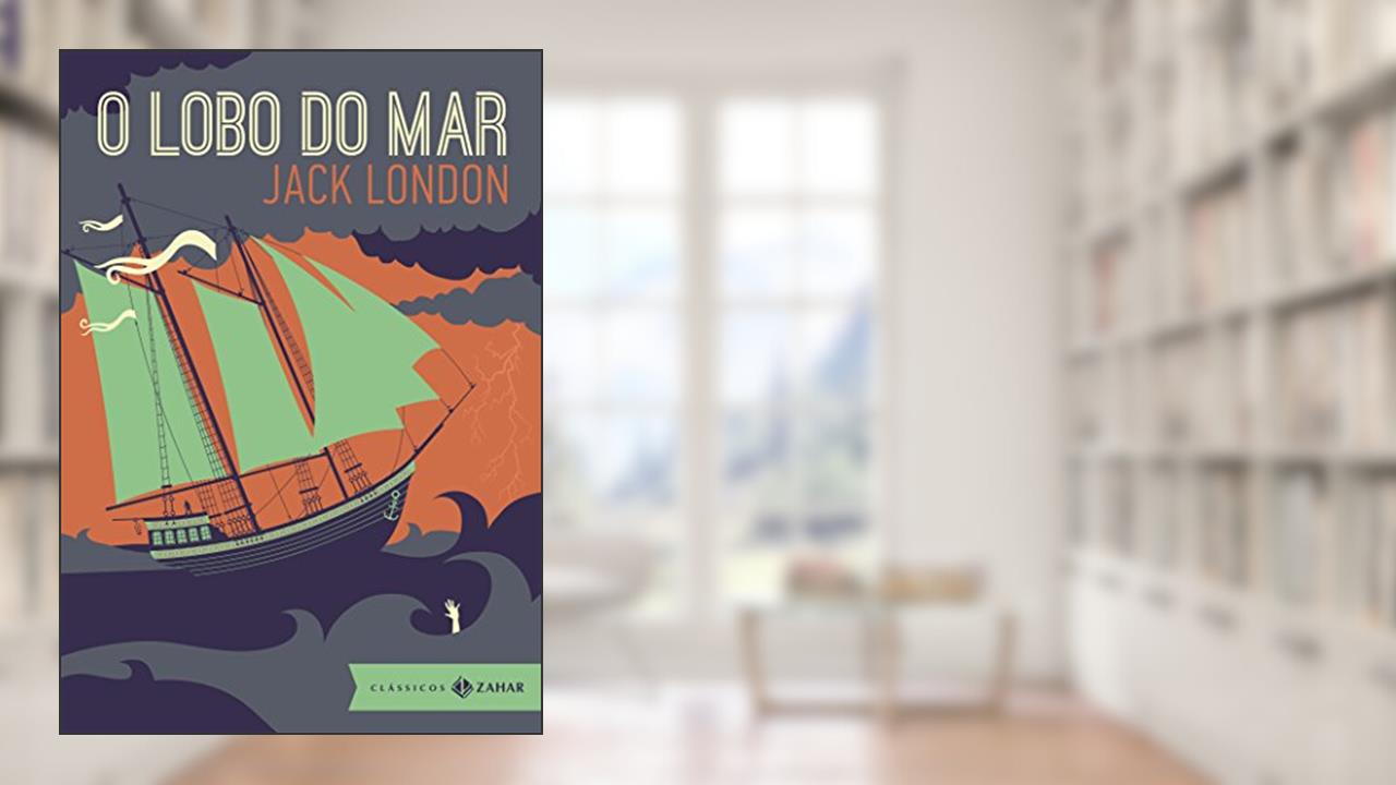 Capa de O Lobo do Mar: edição bolso de luxo, do autor Jack London