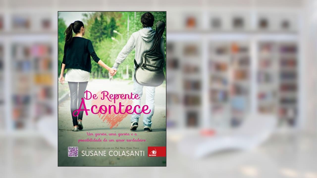 Capa de De repente acontece, do autor Susane Colasanti