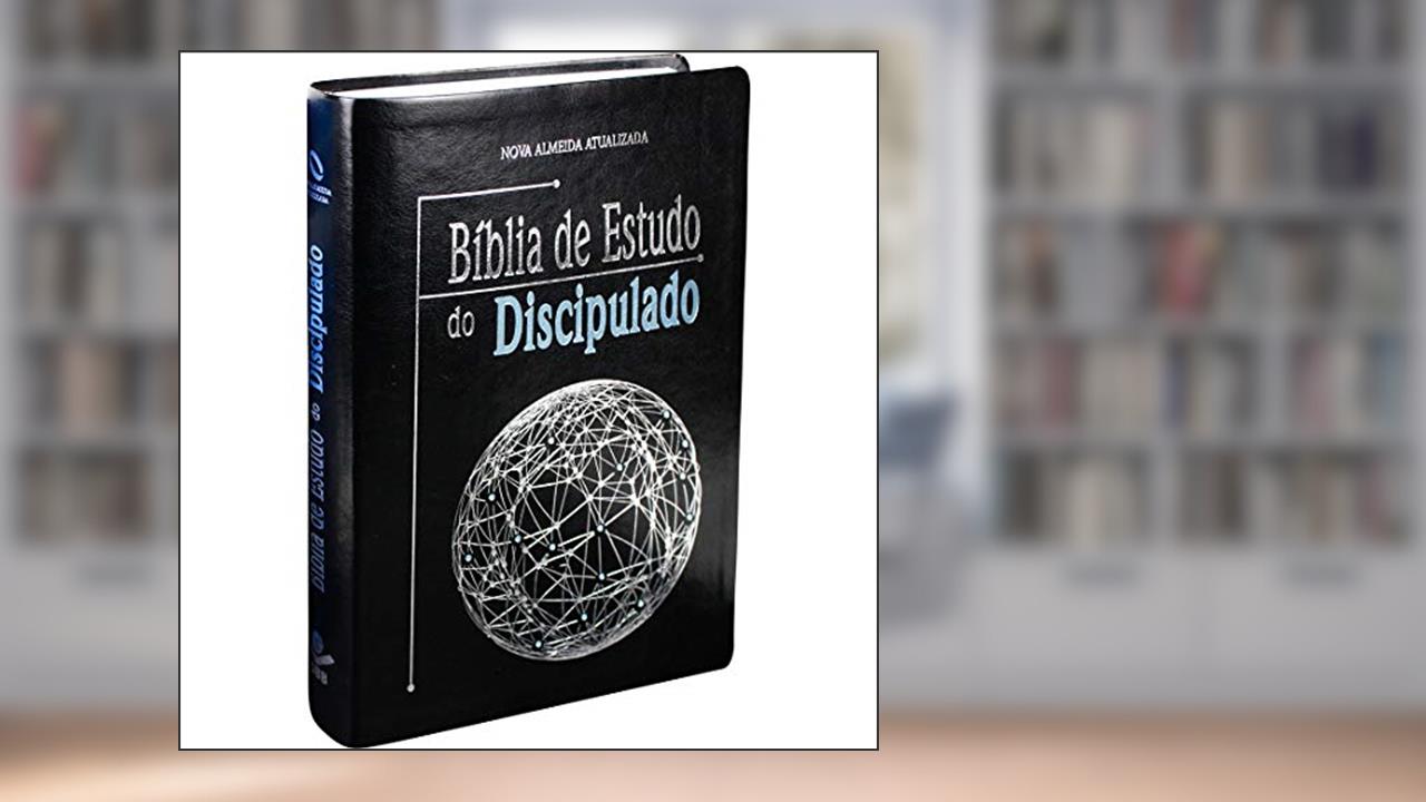 Capa de Bíblia de Estudo do Discipulado NAA: Nova Almeida Atualizada (NAA), do autor Sociedade Bíblica do Brasil