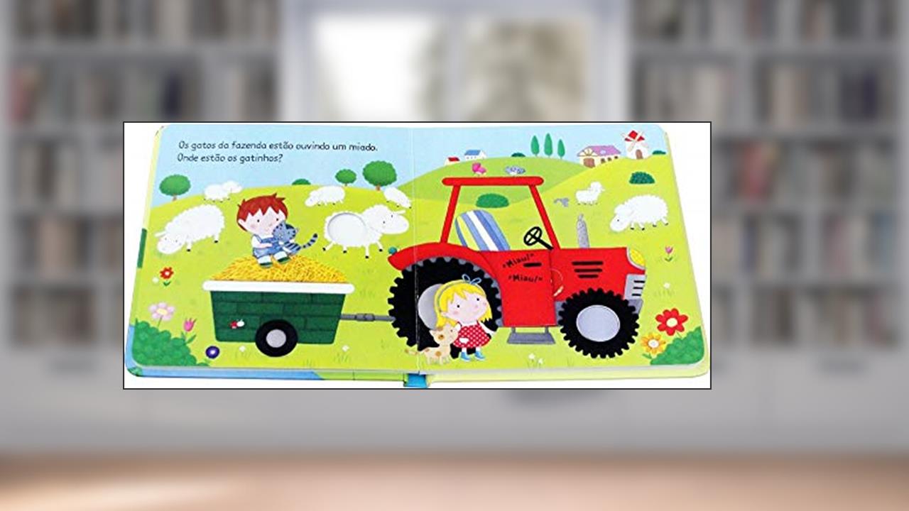 Capa de Bichinhos do sítio : Livro com janelas, do autor Usborne Publishing