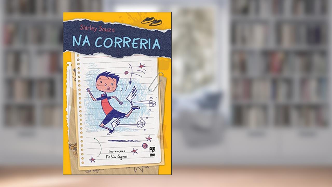 Capa de Na correria, do autor Shirley Souza