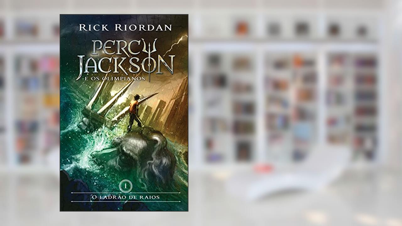 Capa de O Ladrão de Raios - Percy Jackson e os Olimpianos 1, do autor Rick Riordan