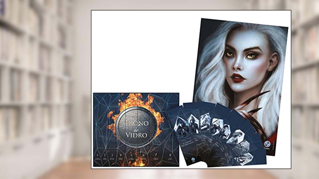 Capa de Box Trono de Vidro (acompanha pôster e marcadores), do autor Sarah J. Maas