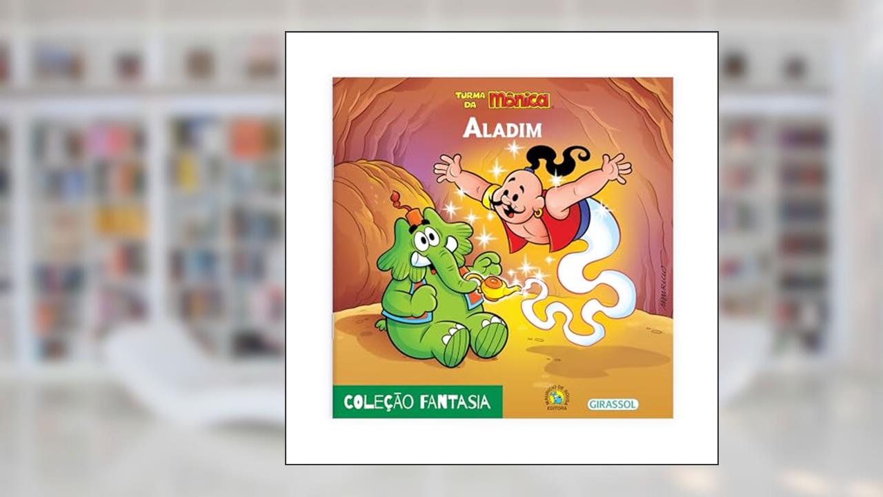 Capa de Turma da Mônica - Fantasia - Aladim, do autor Mauricio de Sousa