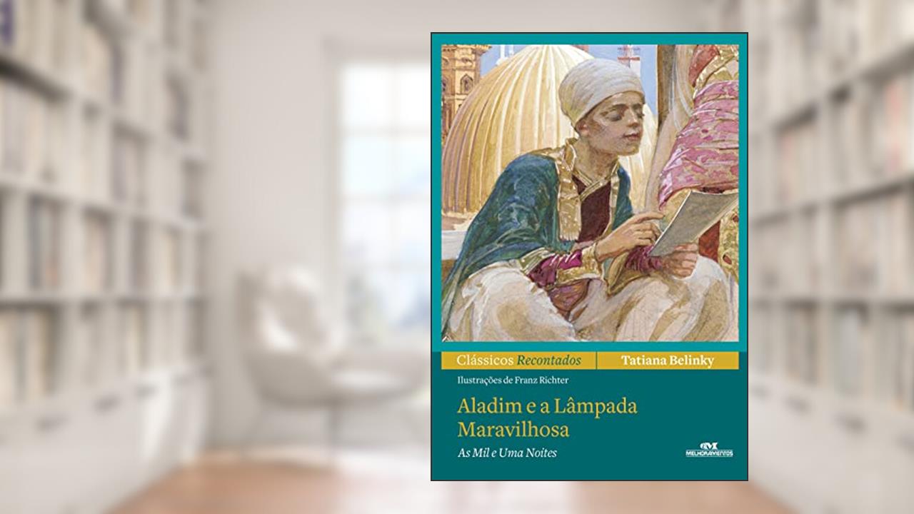 Capa de Aladim e a Lâmpada Maravilhosa, do autor Tatiana Belinky