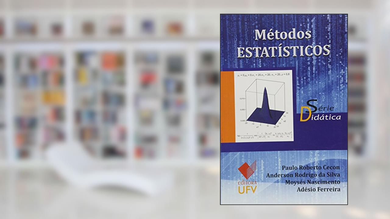 Capa de Métodos Estatísticos - Série Didática, do autor Paulo Roberto Cecon