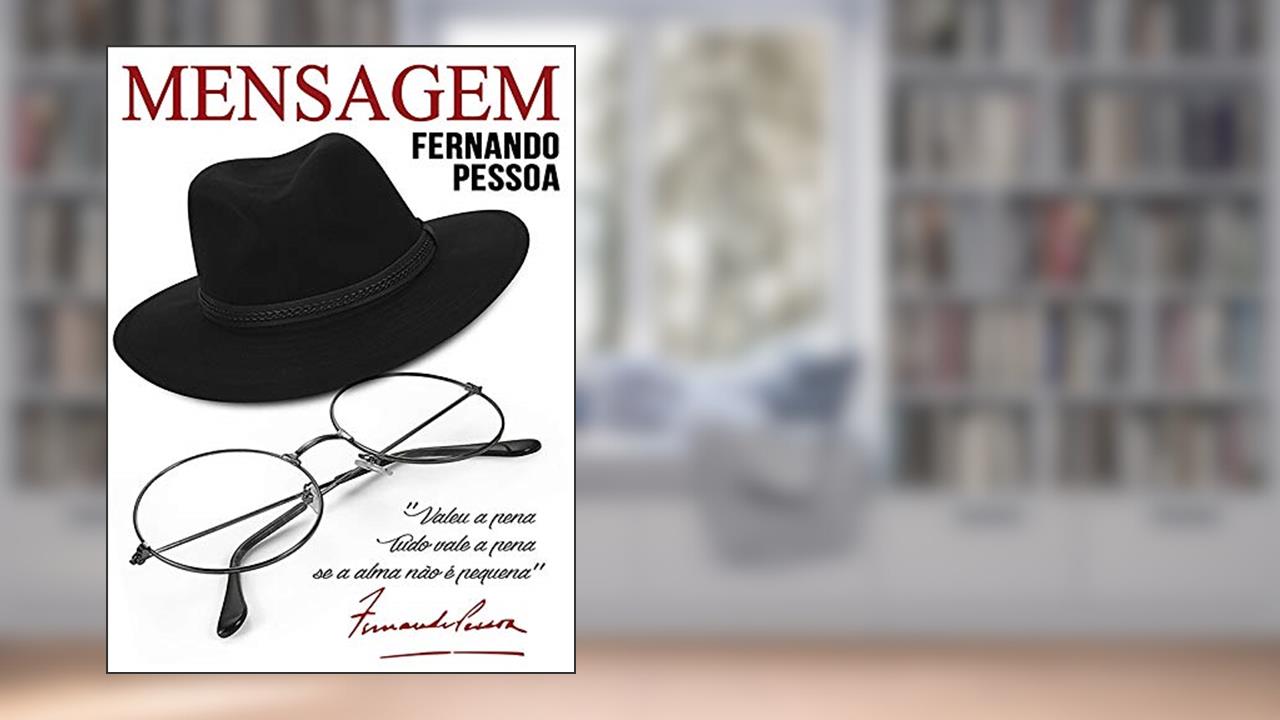 Capa de Mensagem, do autor Fernando Pessoa